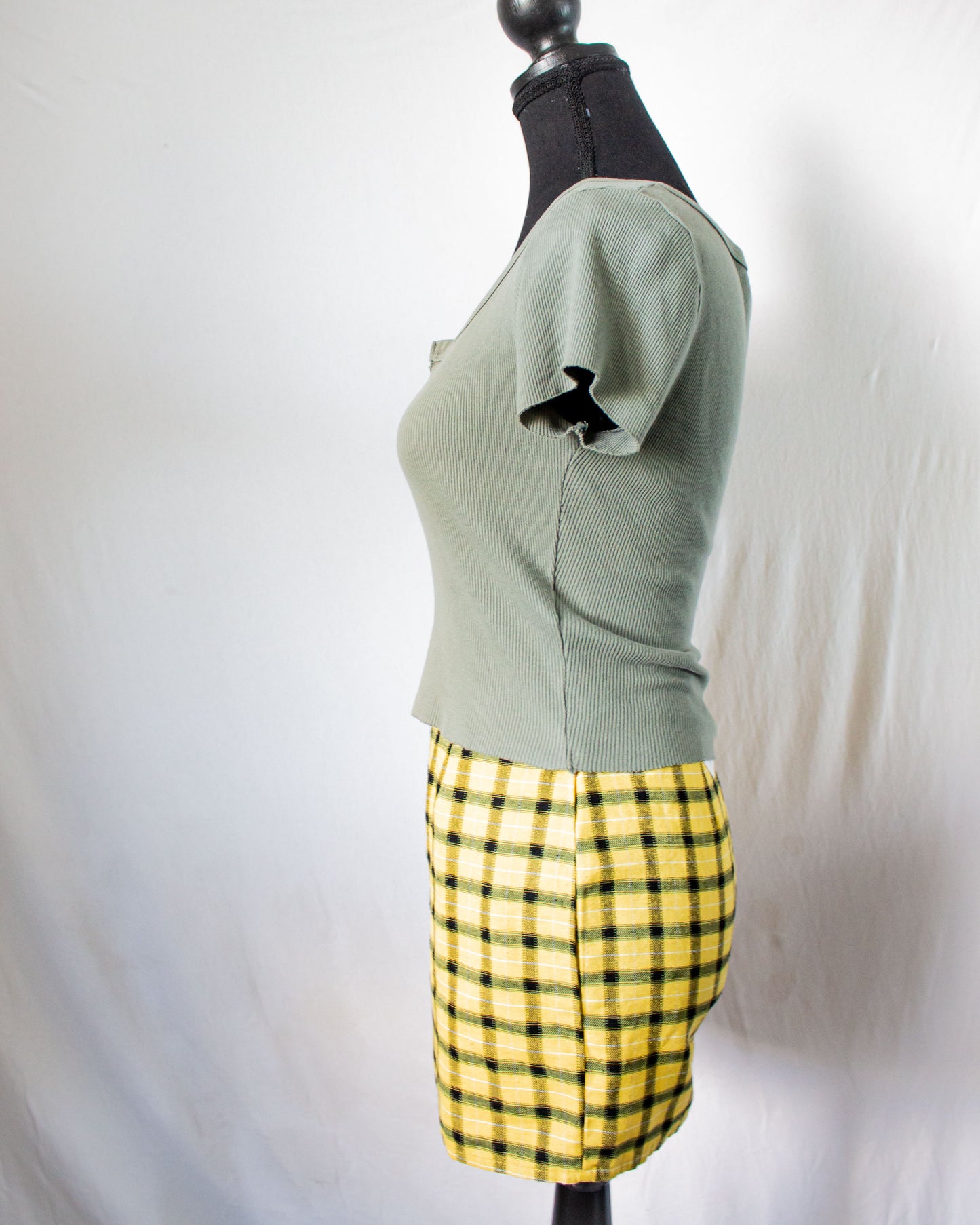 Crop Tshirt TopShop│Green│Small