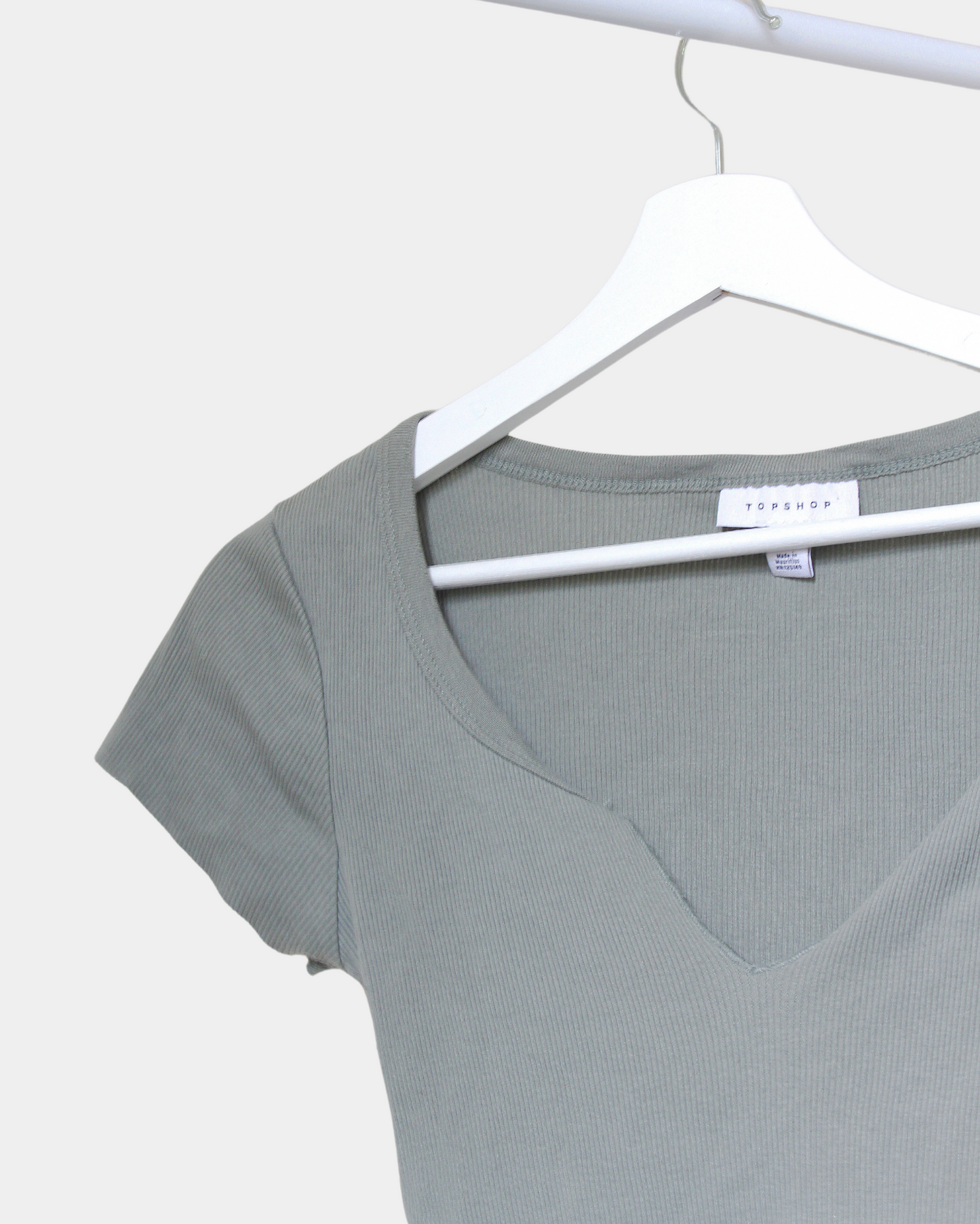 Crop Tshirt TopShop│Green│Small