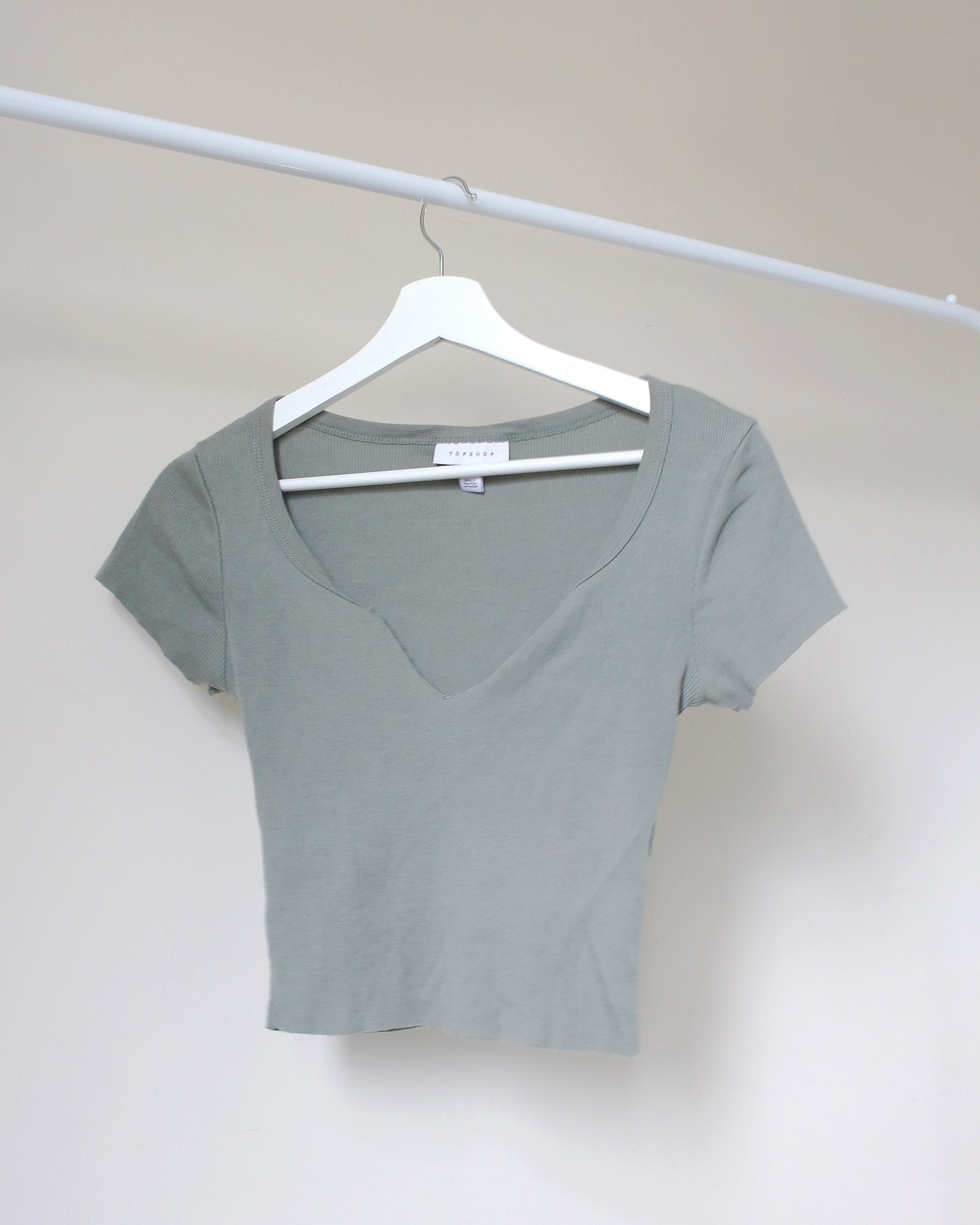 Crop Tshirt TopShop│Green│Small