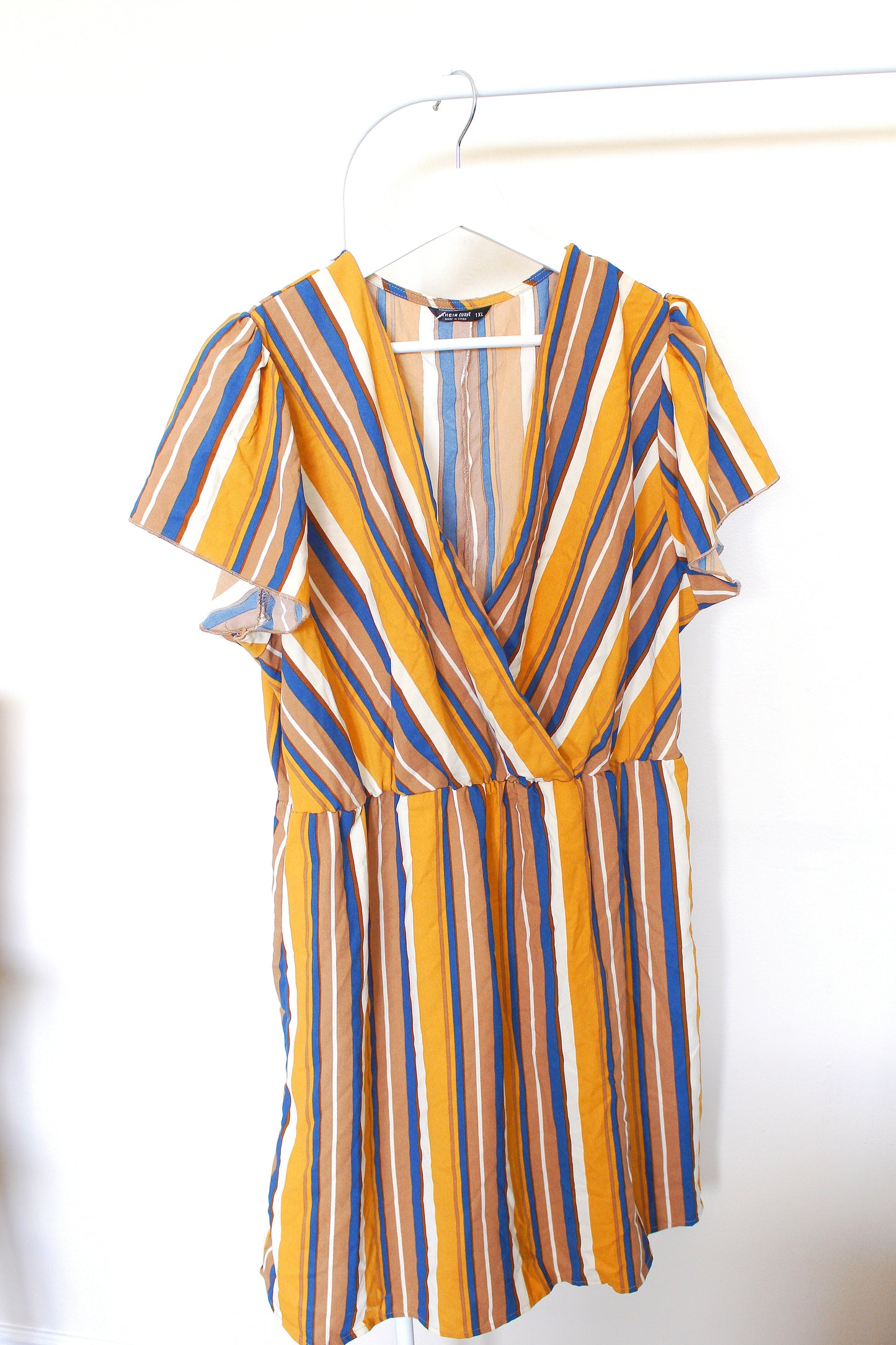 Midi Dress Shein Curve│Stripped│XL