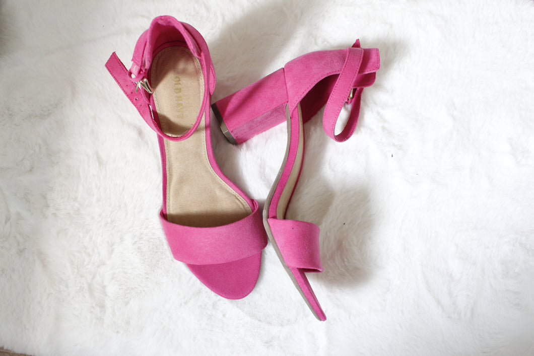 Old Navy Heels│Pink │Size 8