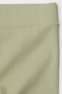 H&M Ribbed Cycling Shorts │Pastel Green│Medium│New With Tags