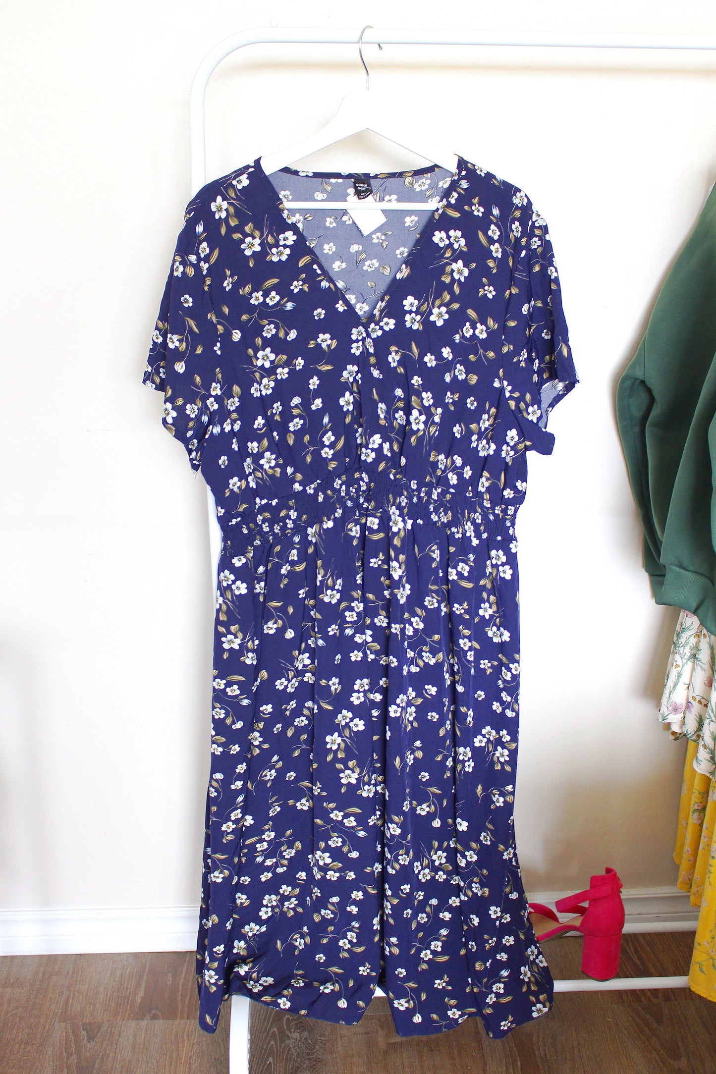 Navy Blue Long Dress Shein ... Long Dress│Navy │XXXL